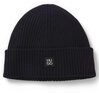 HUGO Strickm&uuml;tze Xola Metal aus reiner Wolle, mit Stack-Label, unisex