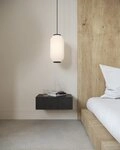 Selsey Nachttisch NOLIE, h&auml;ngend, Schublade mit Push-to-Open-Funktion, 50 cm