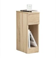 SoBuy Nachttisch FBT111, Nachtschrank kleiner Beistelltisch 20cm Breite,...