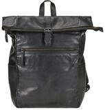 Bear Design Freizeitrucksack "Rick" Cow Lavato Leder Rucksack 27x40cm, Rolltop,