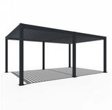 Weide Pergola Deluxe Plus Elektrisch. Pavillon Terrassen&uuml;berdachung Alu 4 x 6...