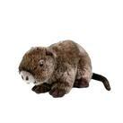 Teddys Rothenburg Kuscheltier Nutria liegend braun 22 cm Pl&uuml;schbiber