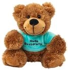 Teddys Rothenburg Kuscheltier Teddyb&auml;r mit gr&uuml;nem Shirt Gute Besserung 16 cm