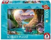 Schmidt Spiele Puzzle 1000 Teile Puzzle Ausblick mit Herz 59777, 1000...