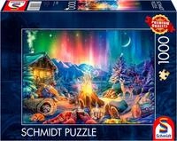 Schmidt Spiele Puzzle Lagerfeuerromantik unterm Sternenhimmel, 1000...