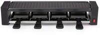 JUNG Raclette Grill und Raclette Set 800W, 4 Raclettepf&auml;nnchen, Sicher &