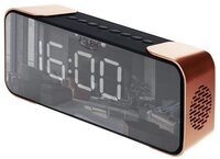 Adler Funkwecker AD 1190 3 Wecker Modi LED Bluetooth schwarz