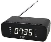 Adler Radiowecker AD 1192B mit kabellosem Ladeger&auml;t, digital, FM Radio,...