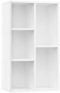 vidaXL B&uuml;cherregal, Buchregal/Sideboard Wei&szlig; 50x25x80 cm Holzwerkstoff