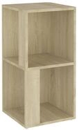 vidaXL Eckregal Eckregal Sonoma-Eiche 33x33x67 cm Holzwerkstoff, 1-tlg.