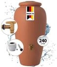 GARANTIA Regentonne Amphore Komplett-Set 240 L, terrakotta
