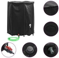 vidaXL Bew&auml;sserungssystem Wassertank mit Wasserhahn Faltbar 1250 L PVC, (1-tlg)