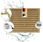 GARANTIA Regentonne WOODY Wandtank Komplett-Set 350 L, lightwood