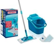 Leifheit Wischmopp Set POWER CLEAN mit 2x Ersatzbezug micro duo, (6-St),...