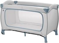 Hauck Baby-Reisebett Sleep N Play Go Plus, Dusty Blue, mit integrierten R&auml;dern,