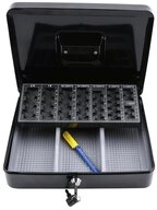 OLYMPIA OFFICE Geldkassette CB 770 Plus aus Stahlblech mit Zylinderschloss und