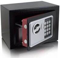 Bituxx Wandtresor Minisafe elektronisch Schwarz (MS-12667)