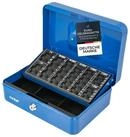 HMF Geldkassette Bargeldkasse mit herausnehmbarem M&uuml;nzz&auml;hlbrett und...
