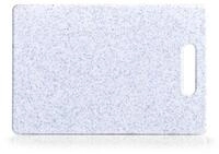 Zeller Present Schneidebrett Granitoptik, PP, Kunststoff, hellgrau, 30 x 20 x 0,8 cm