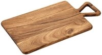 Kesper Schneidebrett Holzbrett aus Akazienholz mit Griff, Akazienholz,...