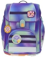 L&Auml;SSIG Kinderrucksack School Set Boxy Unique gradient green/purple