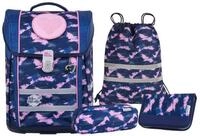 McNeill Schulranzen Schulranzen-Set PERFECTO, DENIM 5-teilig (5-teilig), ergonomisch,