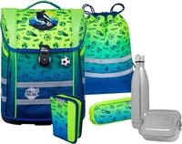 McNeill Schulranzen Perfecto, Football 2T (Set, 5-tlg), inkl. Federm&auml;ppchen,