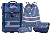 McNeill Schulranzen Schulranzen-Set PERFECTO, ROSES 5-teilig (5-teilig), ergonomisch,