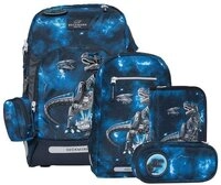 Beckmann Schulrucksack Active Air (6tlg., inkl. Sportrucksack, Federmappe,