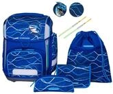 Schneiders Vienna Schulranzen Ergolite Set 9-tlg. Blue Vibes