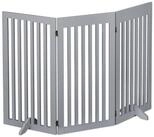 relaxdays Universalschutzgitter Graues Absperrgitter 92 cm, 3 Panel
