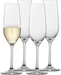 SCHOTT-ZWIESEL Sektglas Sektglas 4er-Set Fort&eacute; mit Moussierpunkt klar,