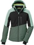 Skijacke KILLTEC "KSW 37 WMN SKI JCKT", Damen, Gr. 40, gr&uuml;n (rauchmint), Oberstoff
