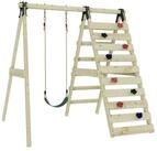 OutdoorToys Schaukelkombination Schaukel Lavendel, aus Holz in Dunkelgr&uuml;n