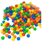 LittleTom B&auml;llebad-B&auml;lle Baby - 200 Bunte B&auml;lle f&uuml;rs B&auml;llebad - Gepr&uuml;fte Kinder