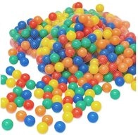 LittleTom B&auml;llebad-B&auml;lle Baby - 100 Bunte B&auml;lle f&uuml;rs B&auml;llebad - 6cm Gepr&uuml;fte