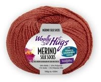 Woolly Hugs MERINO SILK SOCKS Sockengarn mit Merino & Seide H&auml;kelwolle, 420 m