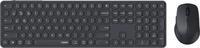 Rapoo 9810 M - DE Dunkelgraues Multi-Mode Wireless Set, Kabelloses Tastatur- und