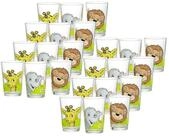 Ritzenhoff & Breker Kinderbecher Dschungeltiere Kindergl&auml;ser 205 ml 24er Set,