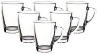 van Well Tasse Nordic Kaffeebecher Teebecher 300 ml 6er Set, 6-tlg., Glas