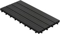 casa pura Klickfliesen WPC-Terrassendielen Royal Anthrazit, 60x30 cm,