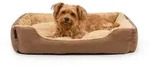 lionto Tierkissen mit herausnehmbarem Wendekissen, 75x60 cm, braun/beige,...