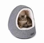 lionto Schlafh&ouml;hle f&uuml;r Katzen mit Anti-Rutsch-Boden, abnehmbarer Bezug,...