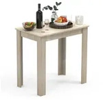 VCM Esstisch K&uuml;chentisch Esal H. 76 x B. 80 x T. 50 cm, Holz Esstisch