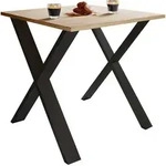 VCM Esstisch K&uuml;chentisch Xona H. 76 x B. 80 x T. 50 cm, Premium Holz Esstisch