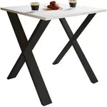 VCM Esstisch Xona K&uuml;chentisch B. 80 x T. 50 x H. 76 cm, Kompakter f&uuml;r K&uuml;che...