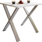 VCM Esstisch Xona X 80x50 76x80x50cm (1-St), Premium Holz Esstisch