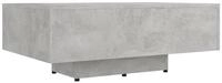 vidaXL Ablagetisch, Couchtisch Betongrau 85x55x31 cm Holzwerkstoff