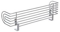 Haushalt International Herdschutzgitter Herdschutz-Gitter, verchromt Ma&szlig;e: 60 x 18,5