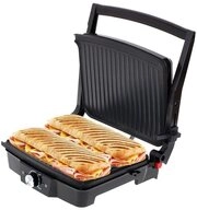 Camry Kontaktgrill CR 3053 Elektrogrill Kontaktgrill schwarz aufklappbar 28x23cm